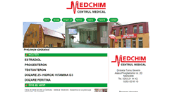 Desktop Screenshot of medchimlaborator.ro